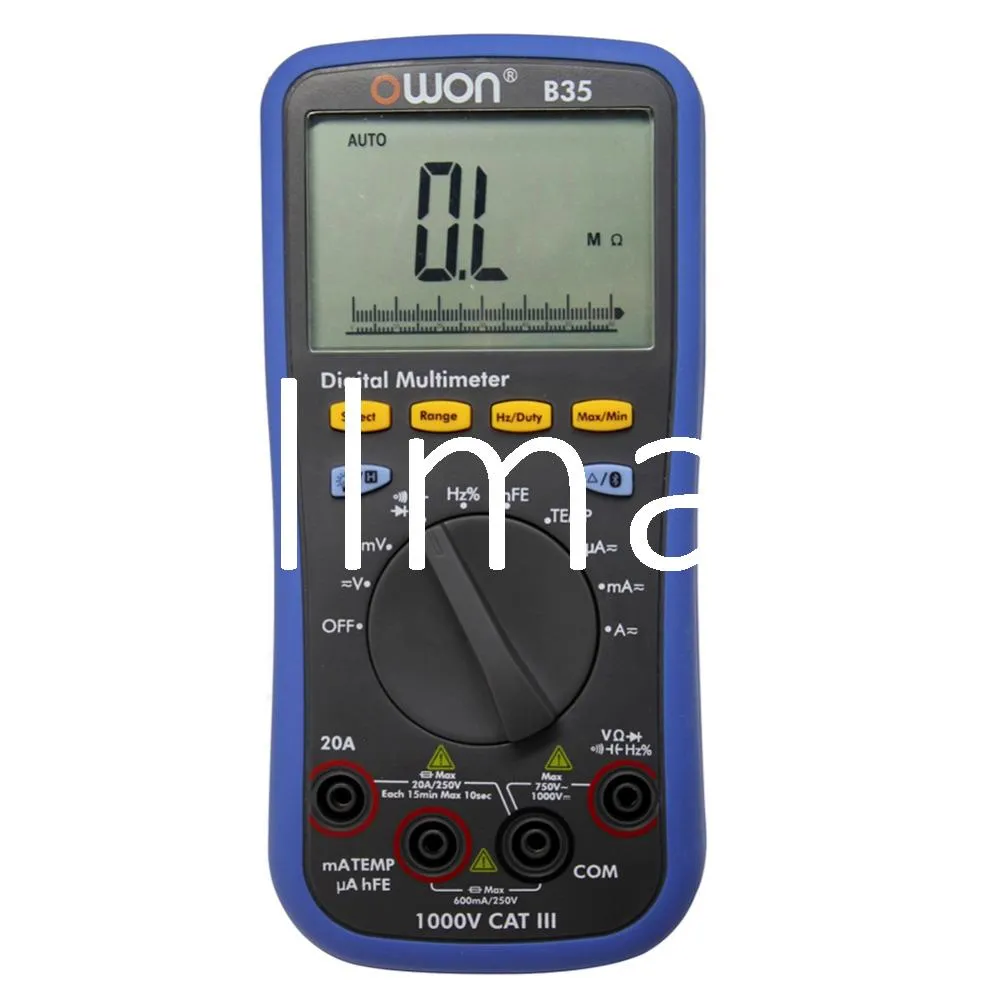 OWON B35 Bluetooth Multimeter - Large LCD, Android & IOS App, Datalogger Function - DMM With Mobile Connectivity