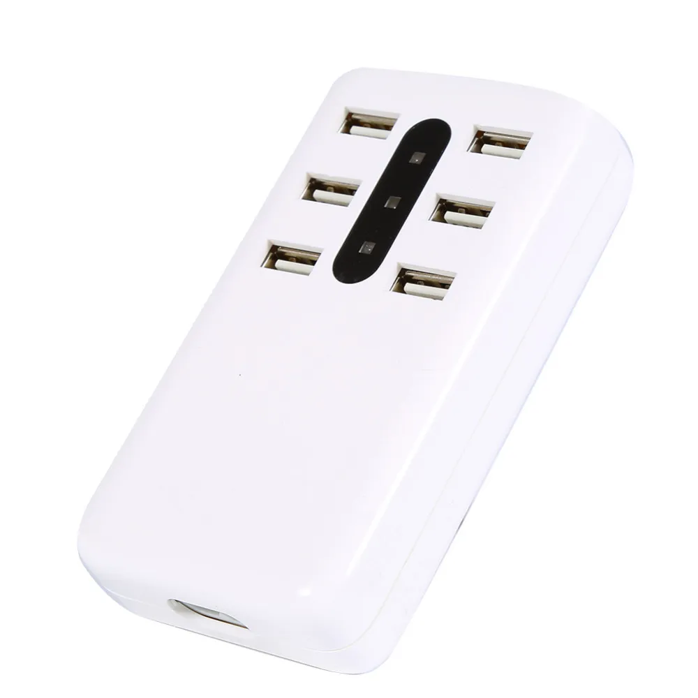 Freeshipping Caricabatterie USB a 6 porte Power 5V 7.2A Stazione di ricarica per iPhone 6 6S Plus iPad LG Samsung Galaxy S6 S7 Nexus 6 AC Wall Adapter