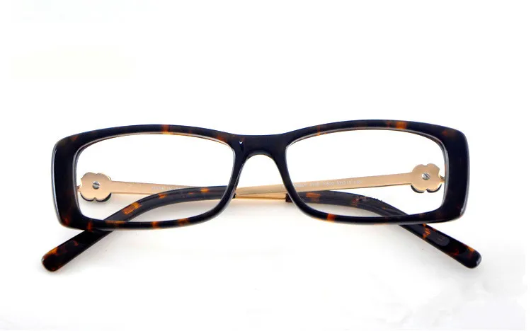 Fashionelegant CH0088 Kobiety wąskie prostokątne okulary Ramka 5319 METAL PUREPLANK FULLATED DETEDTED FULLSET CUSE DO PR9592662
