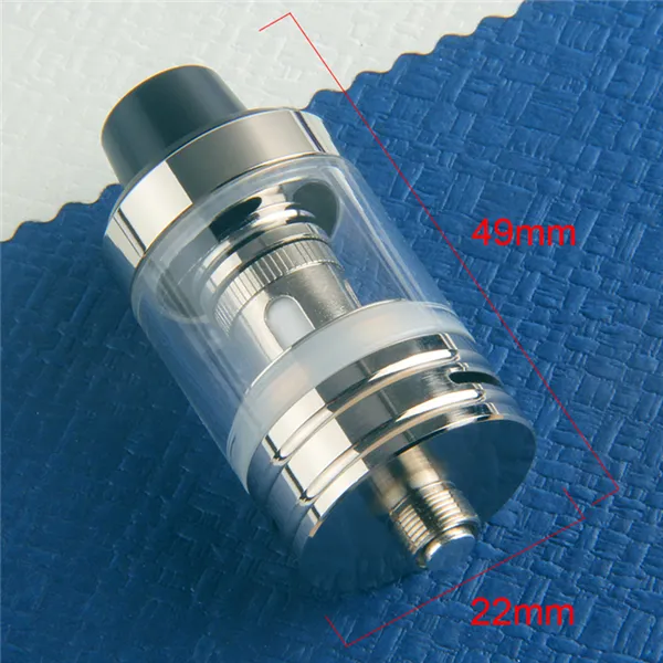 Original Atomizers Top Refilling TVR K1tank med Delrin Drip Tips 2ml E-JUICE-kapacitet enorm ånga vs söt baby tfv8 atomizer