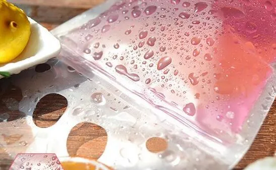 DHL Free 450ml Transparent Self-sealed Plastic Beverage Bag DIY Drink Container Drinking Bag Fruit Juice Food Storage Bag