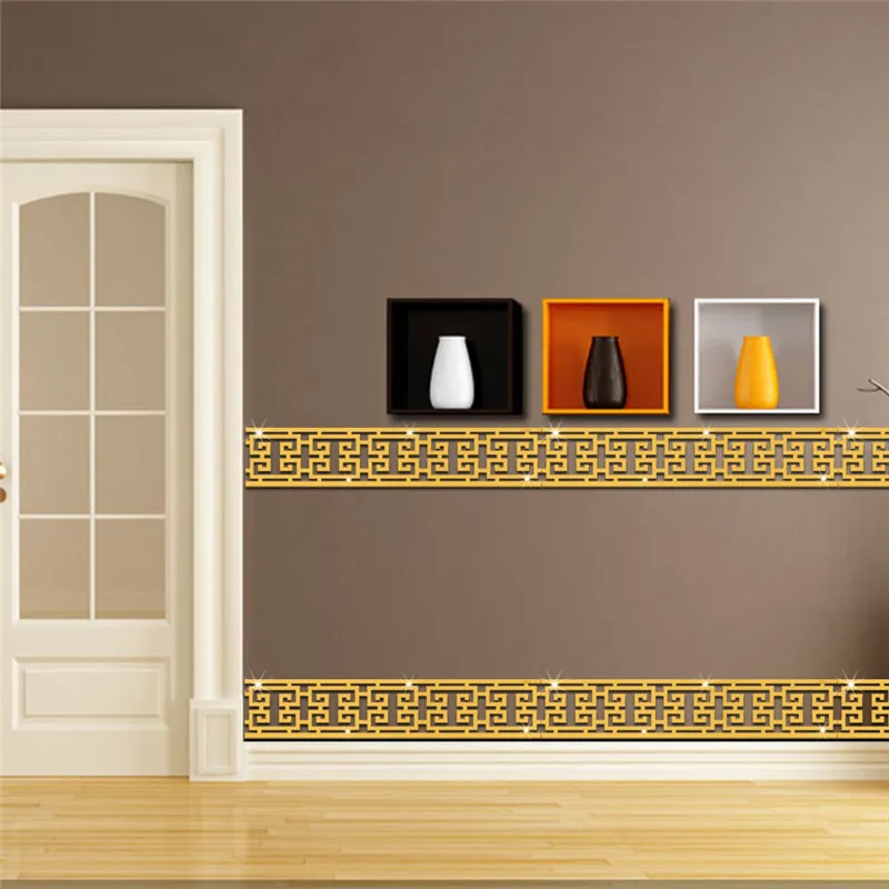 On sale Puzzle Labyrinth Acrylic Mirror Wall Decal Art Stickers Ar-hall Bedroom Home Decor