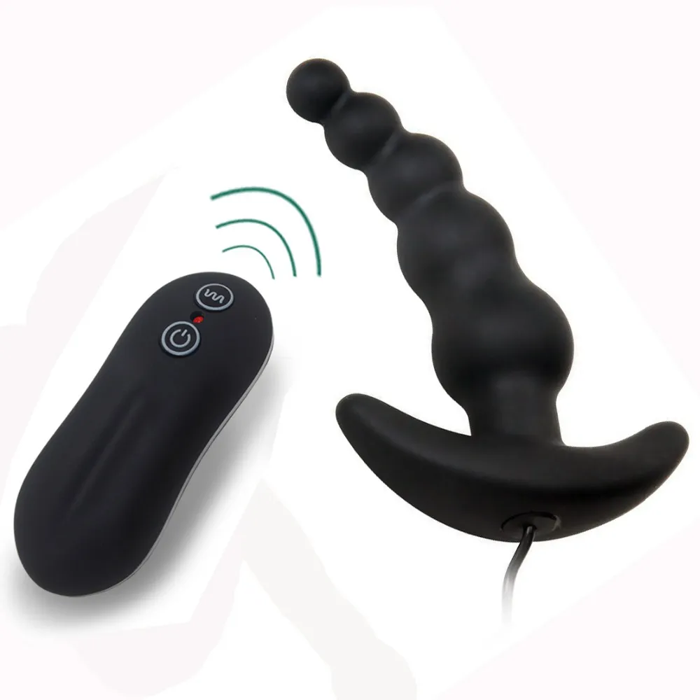 Prostatamassage Anal Sexspielzeug Analvibrator Butt Plug 10 Modus Silikon Analkugeln Sexspielzeug für Männer Sexprodukte