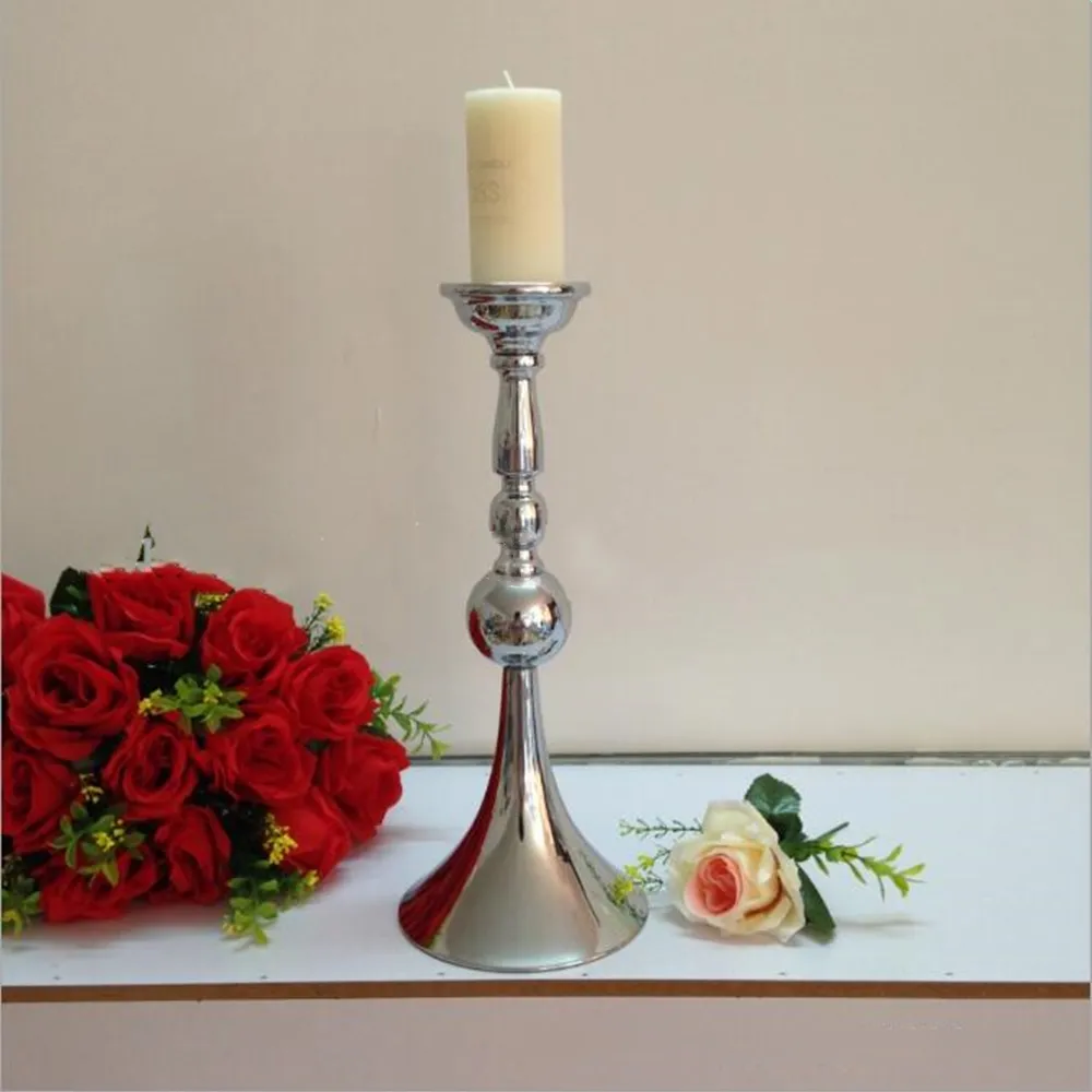 New Arrival Horn Shaped Long Candle Holder Centerpiece Wedding Table