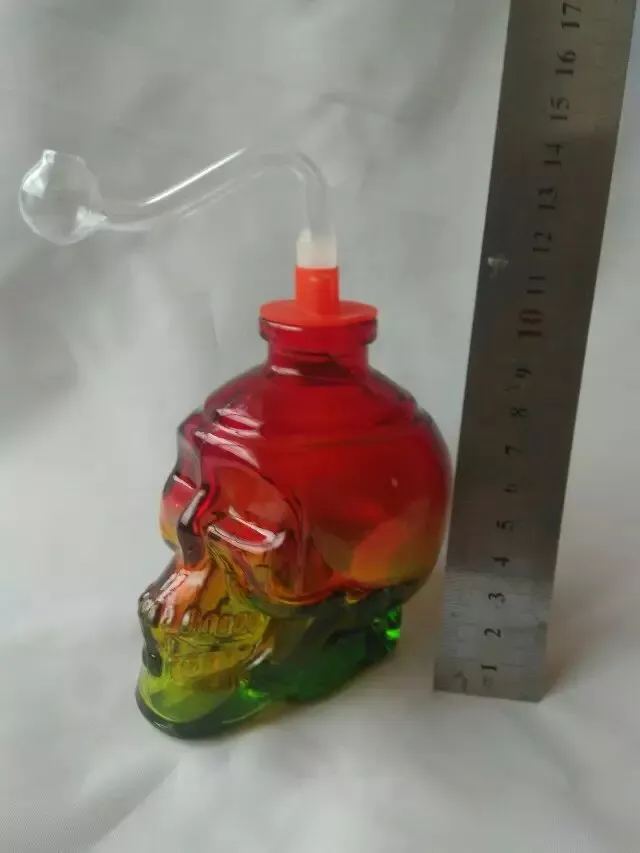 Bone tubi di vetro di colore, Tubi unico del bruciatore a nafta di vetro Tubi di acqua di vetro tubo di olio rig fumatori con contagocce