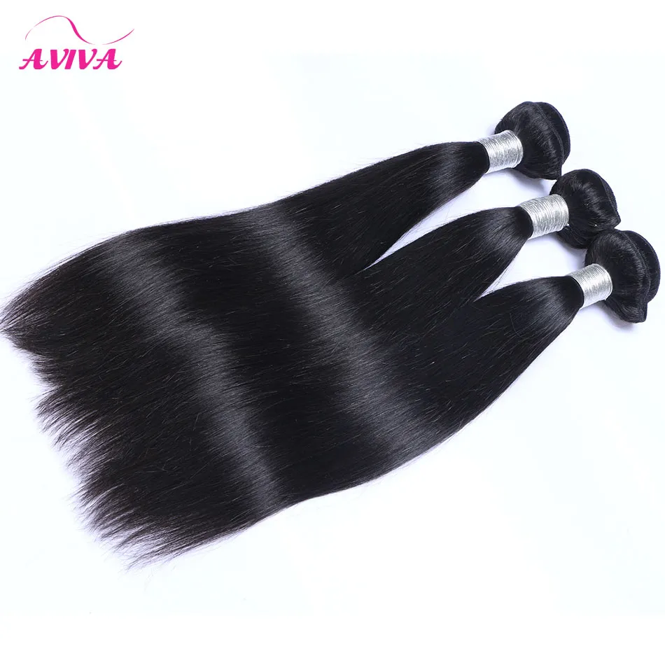 Индийские прямые пучки натуральных человеческих волос, необработанные наращивание человеческих волос Indian Remy, натуральные черные двойные утки, 3 шт., лот 7608274