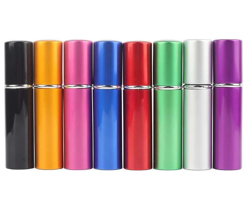 5 ml 10 ml mini-spray parfumfles reizen lege cosmetische container verstuiver aluminium navulbare flessen