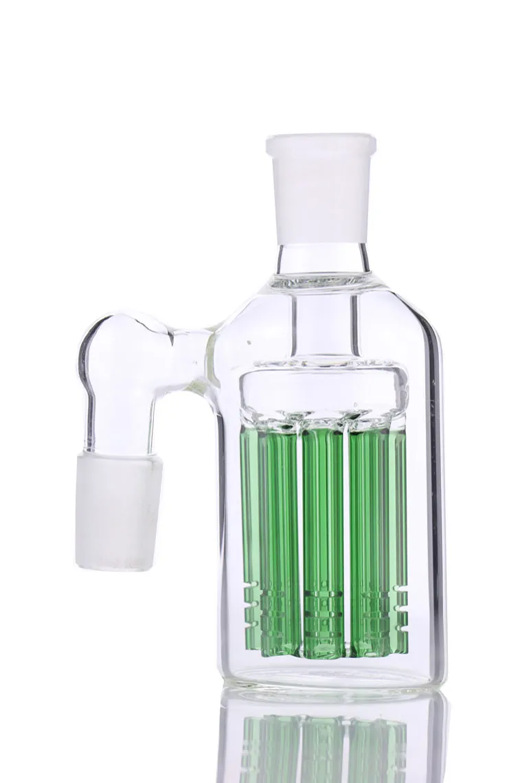 Wasserpfeifen neuer 8-Arm-Baum Aschefänger 90 45 Grad für Bongs Glas Wasserpfeife Bubbler 14mm 18mm