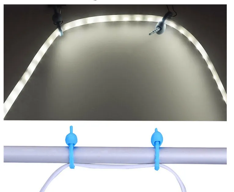 USB LED Strip Light Elastyczny Biały Ciepły Lekki Przenośny 1.5 M Wodoodporny SMD 3528 Lampa latarnia do kempingu Piesze wycieczki DC5V