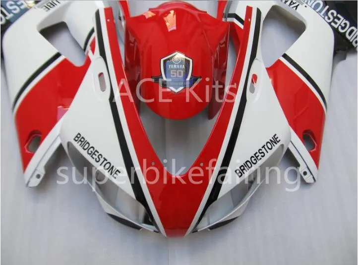 3Gifts 새로운 뜨거운 판매 자전거 Fairings 키트 for YAMAHA YZF-R1 1998 1999 r1 98 99 YZF1000 쿨 블랙 화이트 레드 SX6