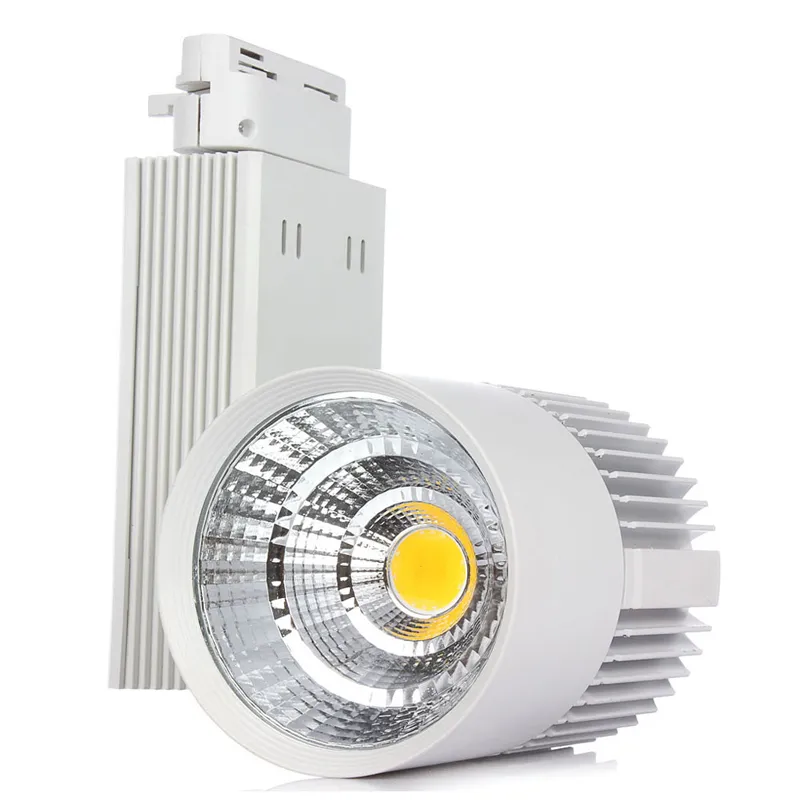 Gratis verzending LED Track Light 20W 30W COB TRACK LAMP AC85-265V Binnenverlichting voor winkel Licht Spotlight Rail