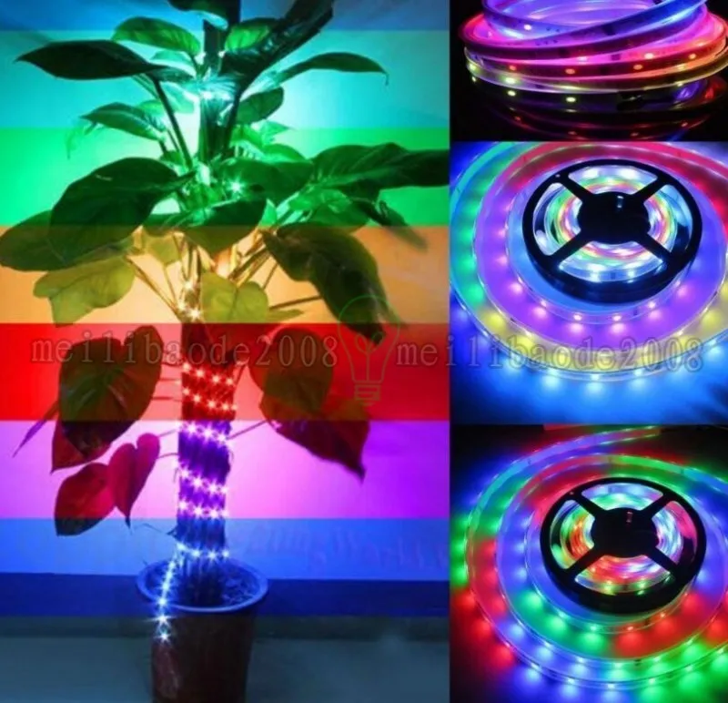 NEW Magic LED Strip Dream Color 6803 IC 5050 RGB SMD Light 150 Leds 5M Waterproof With Controller DC12V MYY