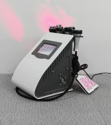 Máquina profissional portátil do emagrecimento de Lipolaser + da radiofrequência + cavitação + máquina da cavitação do RF da lipoaspiração do vácuo