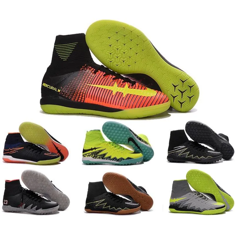 New Arrivals Boys Turf Indoor Football Boots For Sale Men Hypervenom