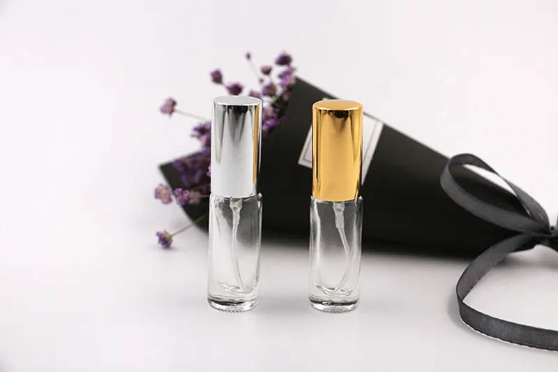 4ml 4cc Portable Mini Travel Refillerbar Parfym Atomizer Bottle Spray Doft Pump Case Tom Parfymflaskor Pump