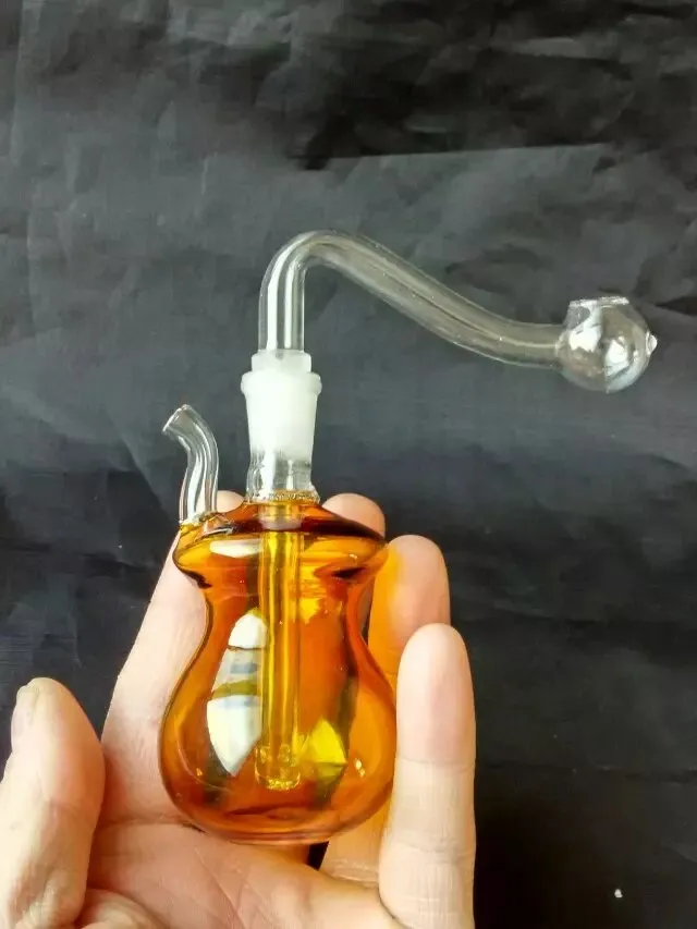 New mini-colored glass hoses , Wholesale Glass Bongs Accessories, Glass Water Pipe Smoking, 