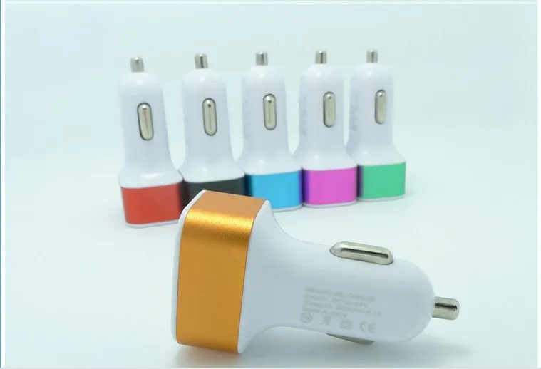 Universal 4.1A 12V 3 USB Port Travel Car Charger Adapter For iPhone 5 S 6 Samsung S4 S5 Note 4 Smart Mobile Phone 