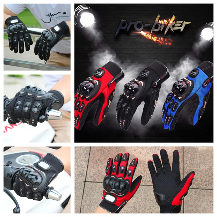 Professional Anti Vibration Motorcycle Gloves For Bikers Luva