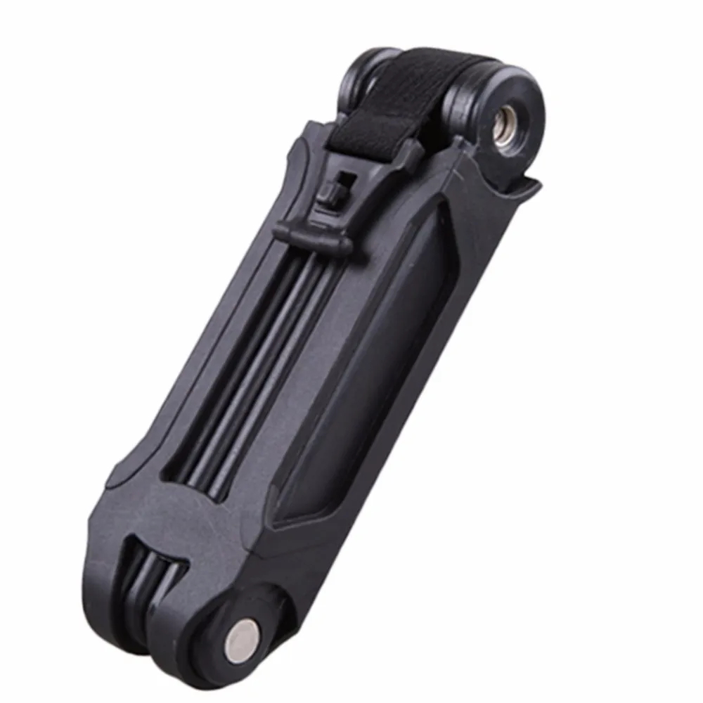 TY3881-B Fietsfiets Folding Link Plate Lock met sleutels Beveiliging Anti-diefstal