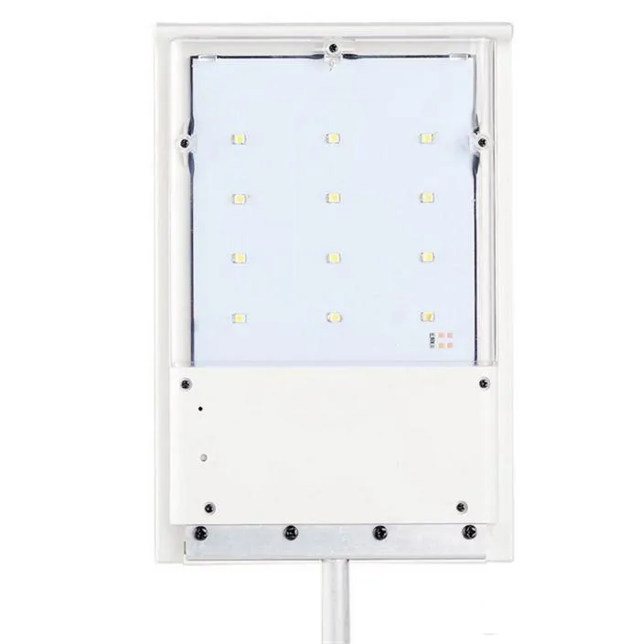 DHL Impermeable 12 LED Sensor de energía solar Iluminación Ultrafino Camino al aire libre Luz de calle de pared Lámpara de jardín Lámpara de emergencia Luces de calle solares