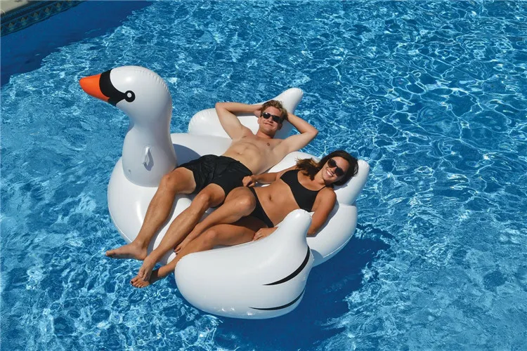 Najgorętsza Sprzedaż Lato Pływanie Nadmuchiwane Pływające Podnośnik Nadmuchiwany Woda Pływak Ratt Materac Pływanie Basen Plaża Zabawka nadmuchiwany Giant Swan