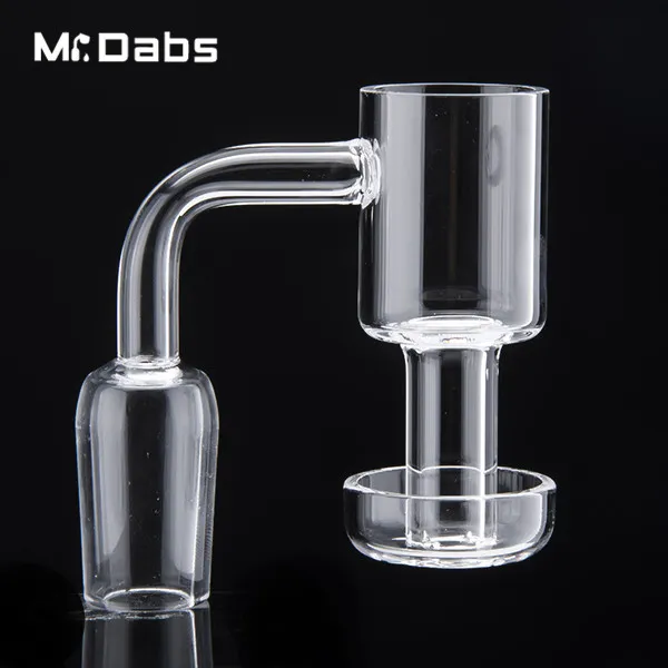 TERP Vacuüm Quartz Vacuümbanger Domeless Nail Smoknig Accessoires met gepolijst gewricht voor DAB Oil Rigs Glass Bongs