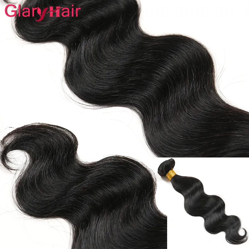 Glary Перуанские волосы для волос Wave Waves Best Продают бразильские пакеты волос девственников 6шт. Необработанные РЕММС.