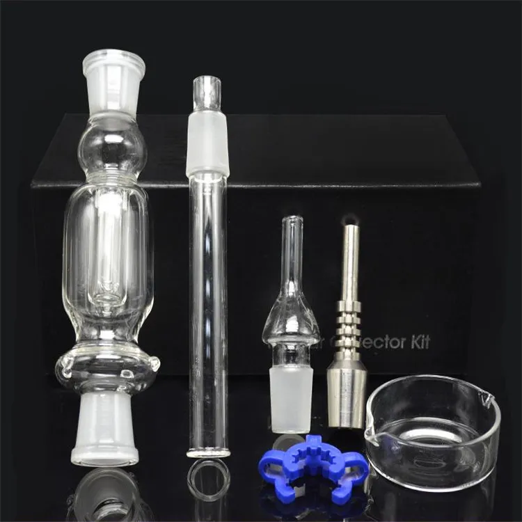 Accessoires pour fumeurs 14mm Quartz Bangers Titanium Nail Grade 2 Pipe Oil Rig Straw Concentrate For Collinss