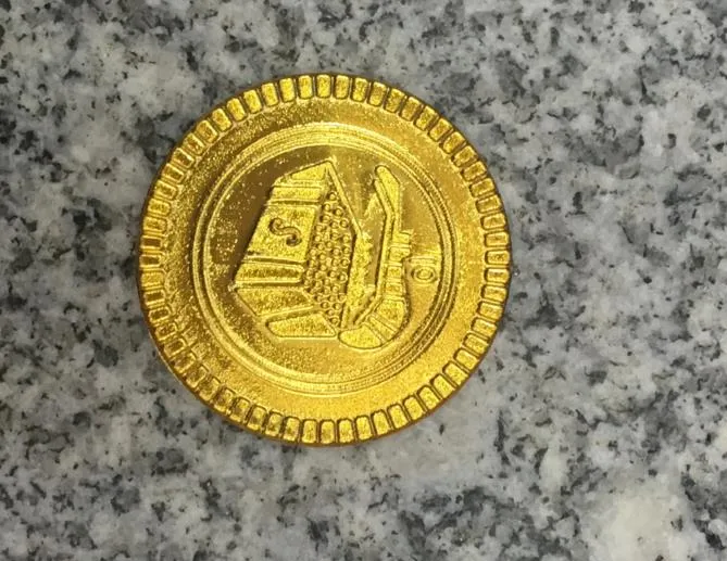 Moedas de pirata de ouro de plástico, presente de aniversário, feriado de natal, moeda de tesouro, bolsa de pilhagem de festa, pinata, brinquedo, decoração de tema, presente