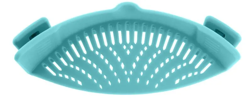 Silicone Pot Strainers Liquid Funnel Baking Batter Deflector Anti-spill Drain Pans Kitchen Cooking Tool