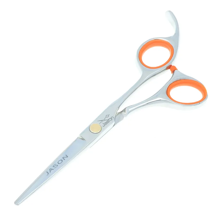 5.5INCH JASON 2017 Frisörsalong Skärning Saxar Rostfritt stål Tunna Shears JP440C Hårskjuning för Salon Sharp Edge Shears, LZS0310