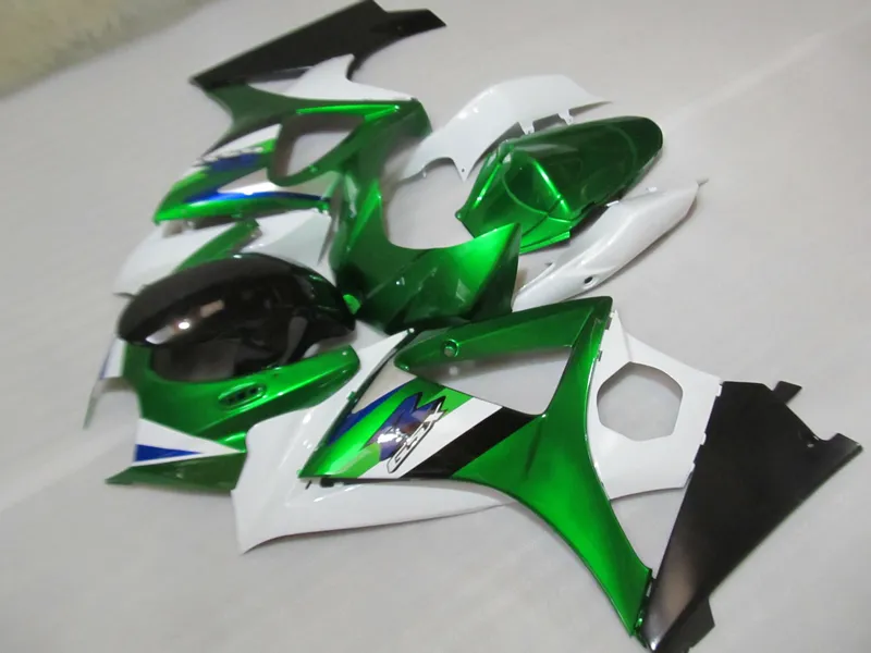 Hot sale fairing kit for Suzuki GSXR1000 07 08 green white fairings set GSXR1000 2007 2008 OT30