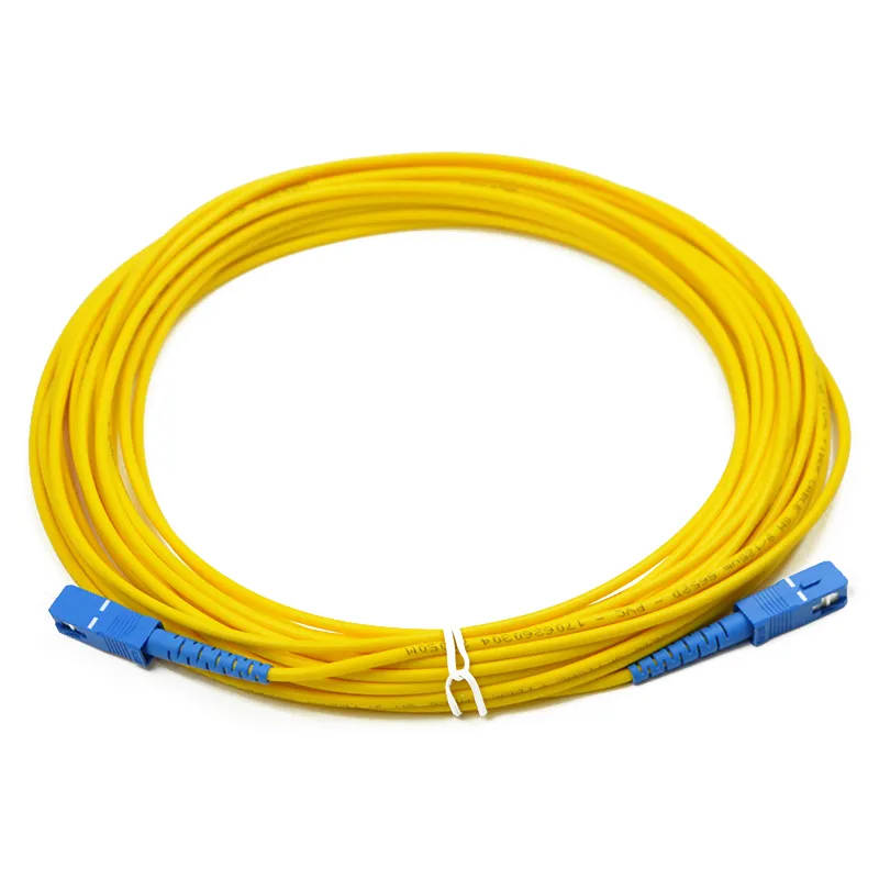 SC-SC Fibra Patch Cord Jumper Cavo SM Simplex Single Mode Ottica Rete 3m 5m 10m 10ft 16ft 33ft FC-FC SC-FC