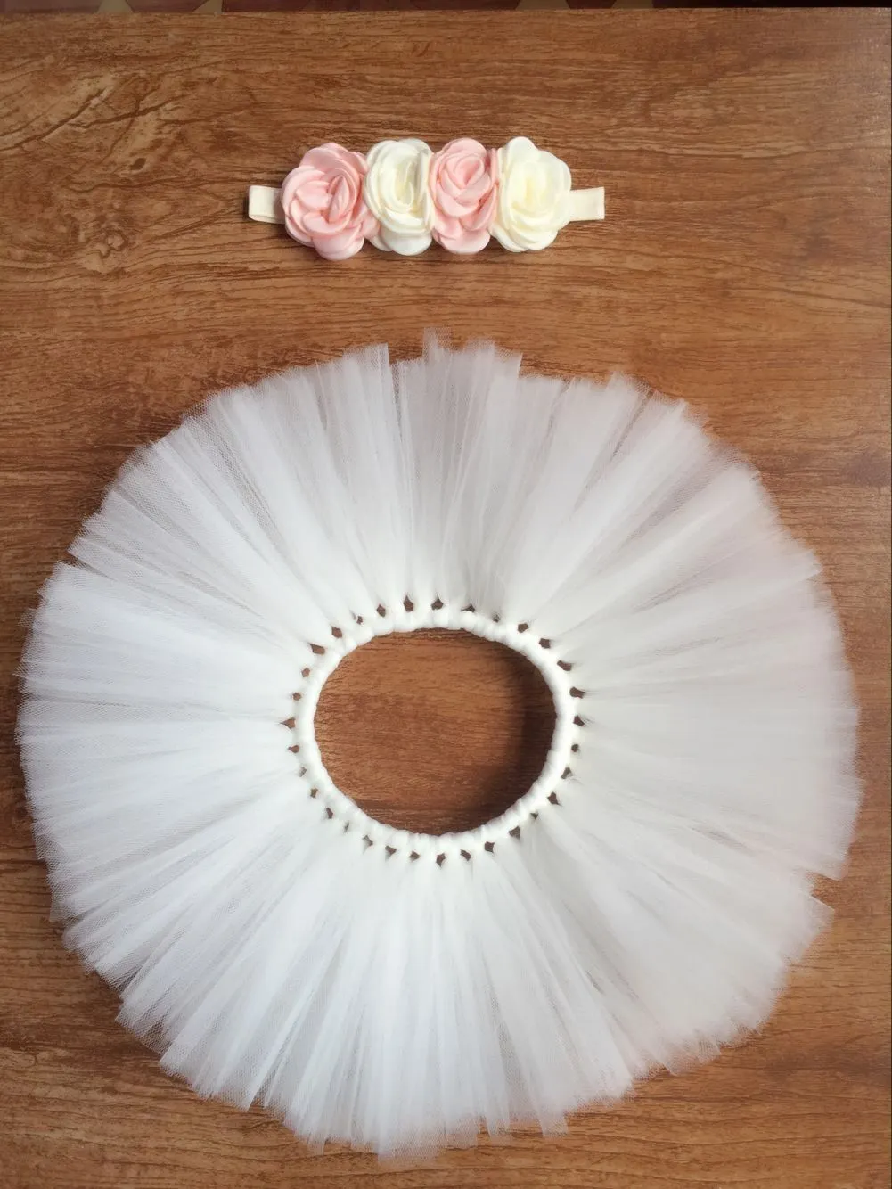 Söt toddler nyfödd baby flicka tutu kjol huvudband foto prop kostym outfit