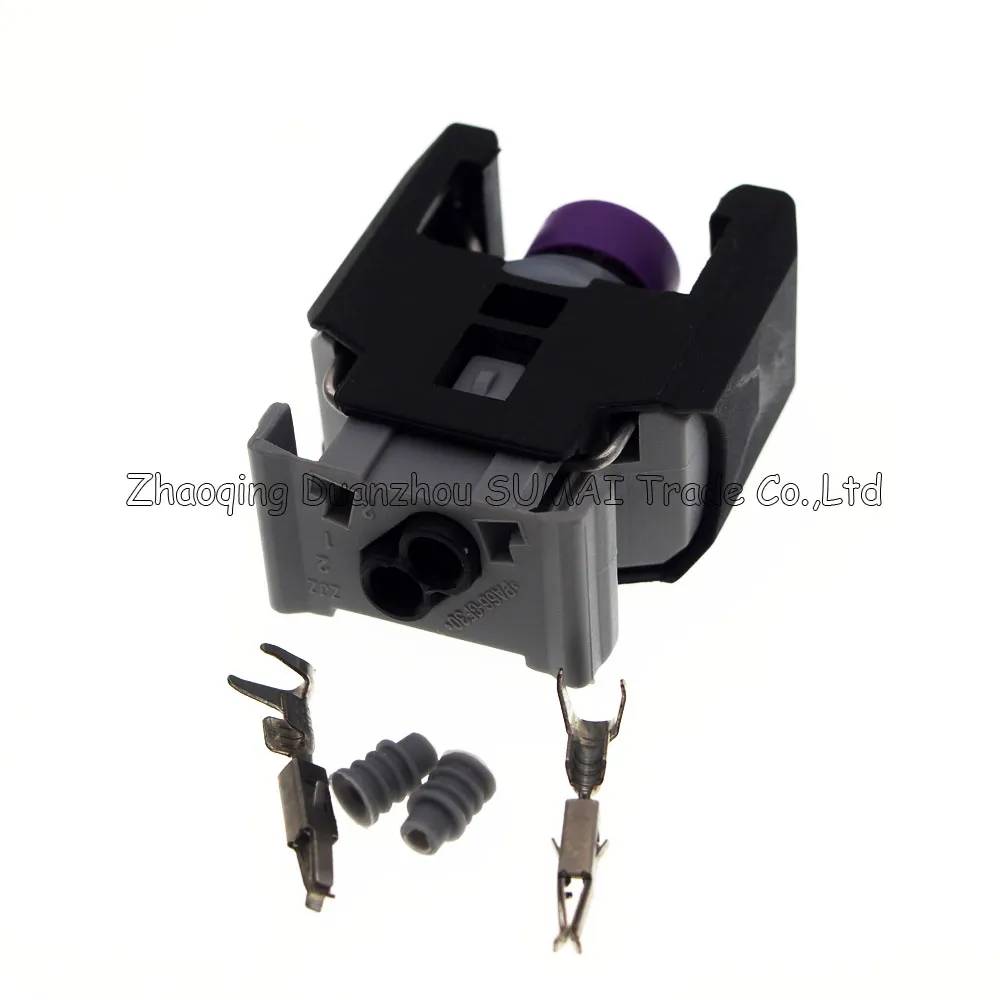 2Pin Auto bico de pulverização de combustível / atomizador de óleo conector plug, carro diesel common rail injector plug para conector Delphi