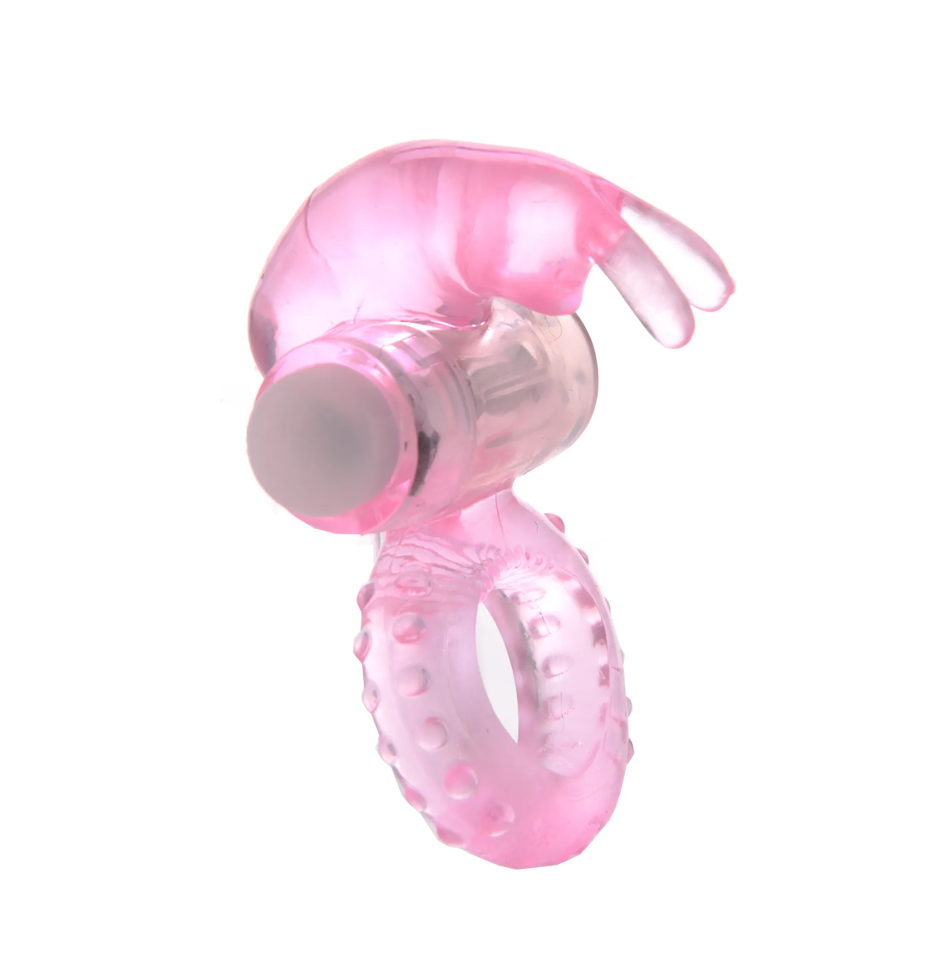 sexpuppe wish 2PK Vibe Penis Cock Ring with Stimulator vibradores sexuales Pink and  Purple main image 0