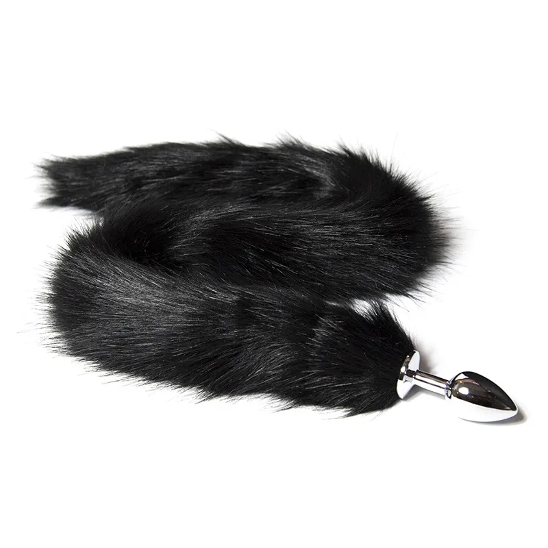 Bdsm Long Fox Tail Anal Plug In Adult Games For Couples Metal Anus Pleasure Bead Butt Plug Fetish Porno Sex Products Flirt Toys For Women