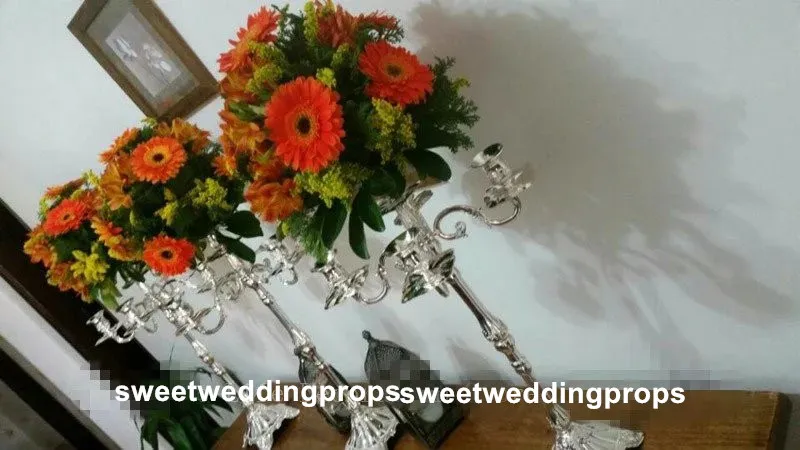 Pas de fleurs, y compris) Support de fleurs de décoration de mariage avec arrangement de fleurs murales artificielles en soie Rose pour toile de fond de scène