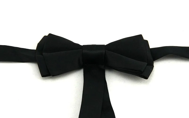 Ribbon Bow Tie Bowknot Trendy Neckwear For Men Butterfly Men039s Bow Ties Vuxen Black White Fashion Accessory lot2029212