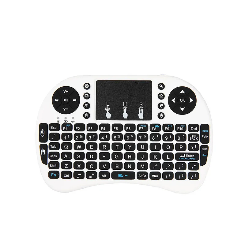 I8 Air Mouse Wireless Handheld Keyboard Mini 2.4GHz TouchPad Fjärrkontroll för MX CS918 MXIII M8 TV Box spel Spelablett