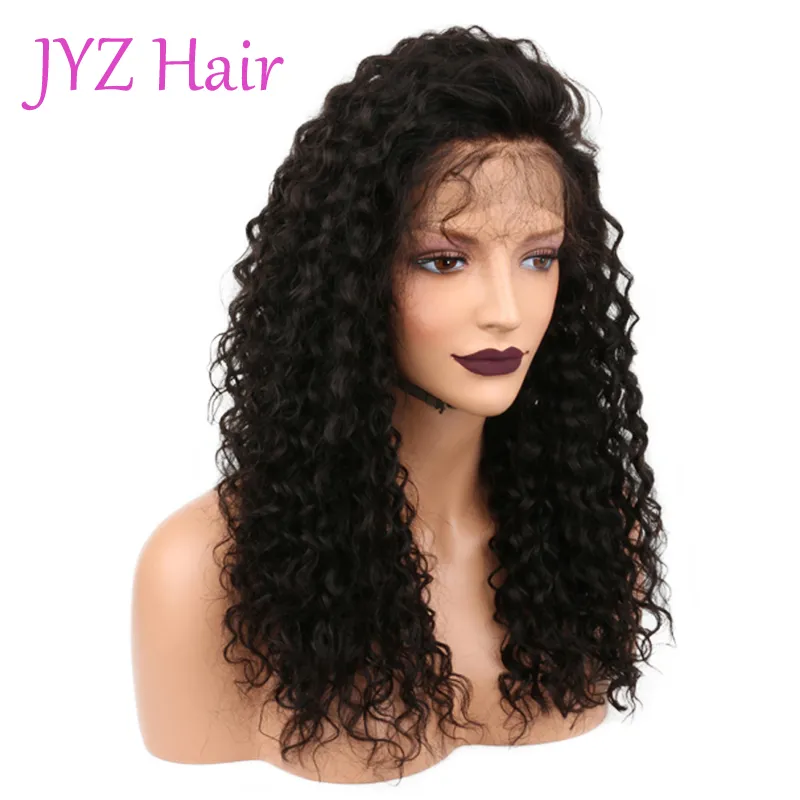 Malaysian Brazilian Human Hair Wigs Wholesale Kinky Curly Lace Front Wigs With Bleached Knots Natural Hairline Full Lace Wigs
