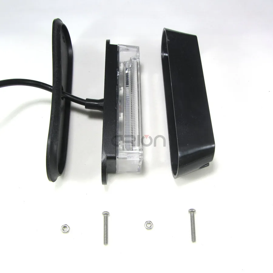 LED Lampeggiante Rooftop Magnetico Luce A Ventosa Ambra Vetro Allarme - Foto 7