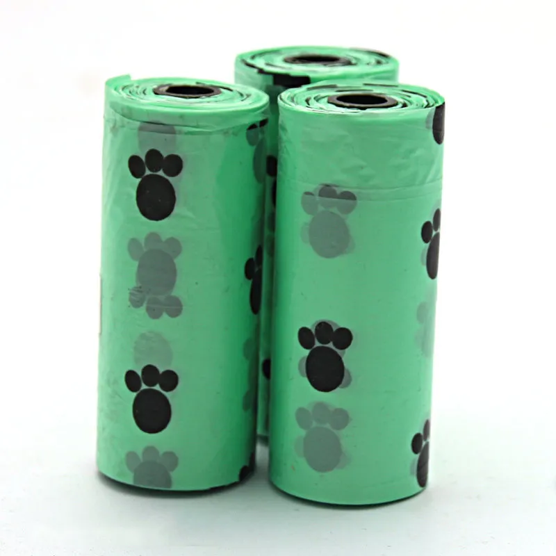 Pet supplies Dog Poop Bags Biodegradable 150 rolls multiple color for waste scoop leash dispenser DHL