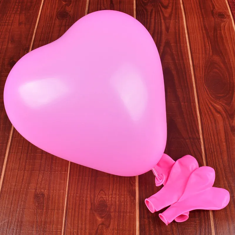 Romantische 12 Zoll 2,2 g rote Liebesherz-Latex-Hochzeits-Heliumballons Valentinstag-Geburtstagsfeier-aufblasbare Ballons ZA3035