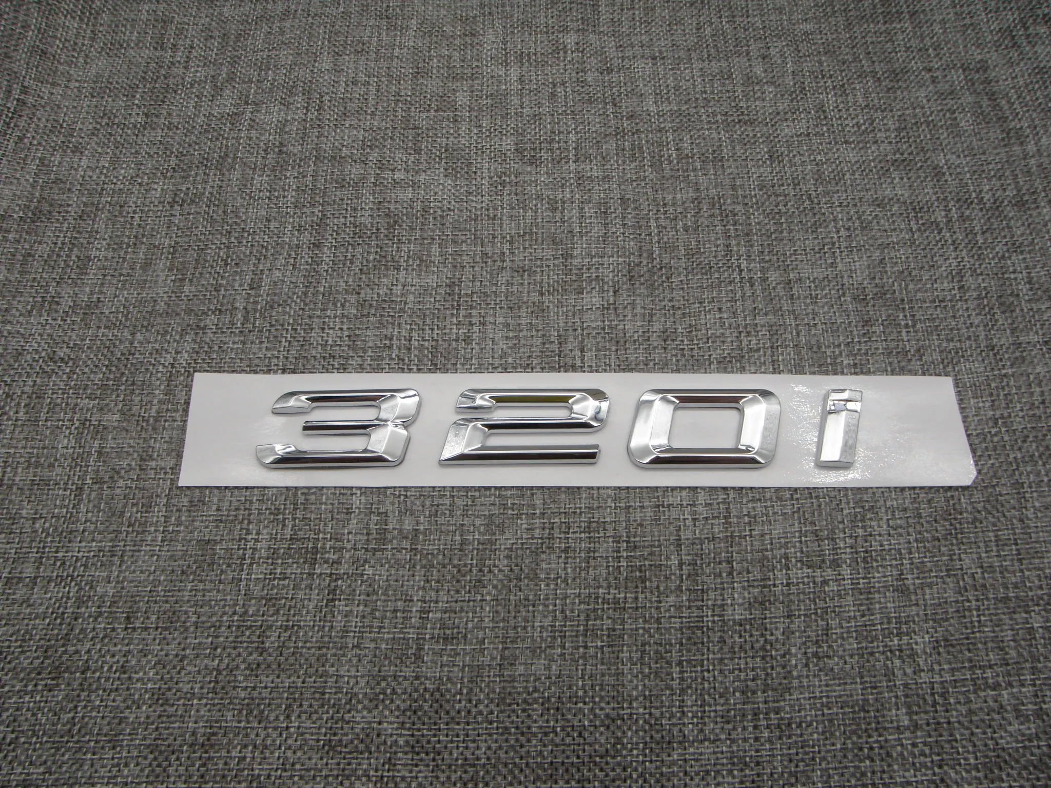 크롬 번호 트렁크 후면 편지 BMW 3 시리즈 320i에 대한 단어 배지 엠블럼 스티커