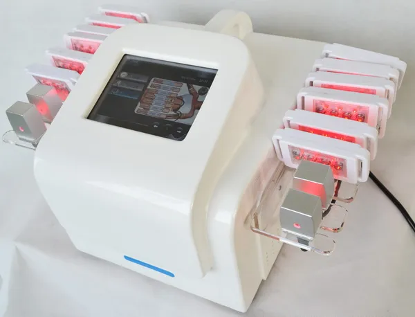 Portabel 650nm Lipolerer Diod Lipo Laser 16 Paddlar Slimming Machine för snabb Fett Burning Body Shaping