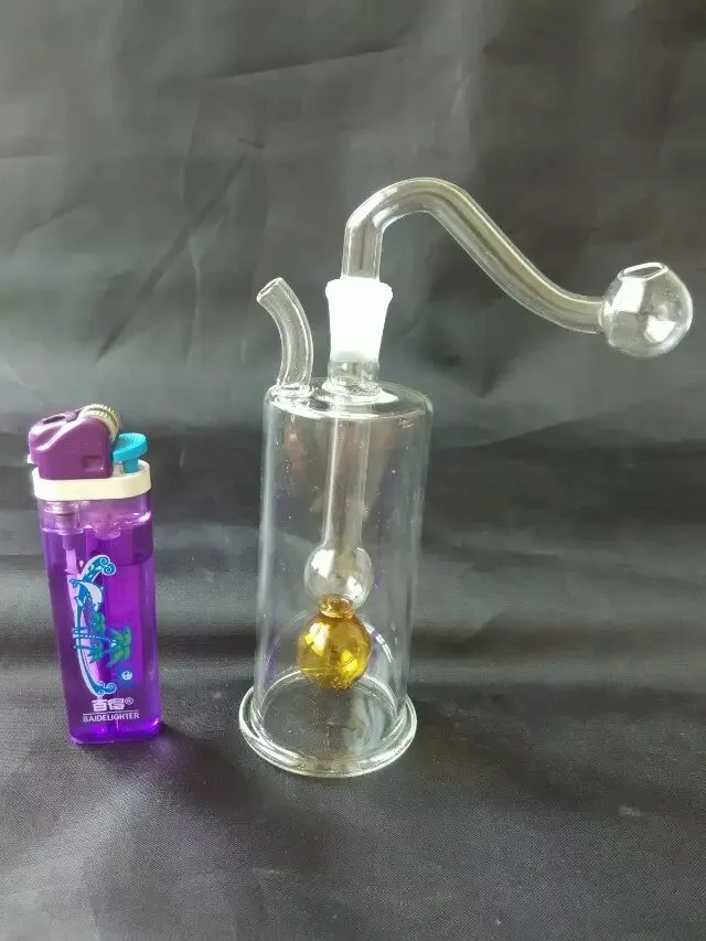 GOUD HOOSHAH GLASS BONGS Tillbehör Glas rökrör Färgglada mini Multi-färg Handrör Bästa sked Glas