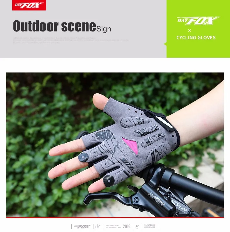 Fashion Women Cycling Gloves 2017 MTB Fitness Female Sport Full Finger Polyester Bike Gloves Outdoor Mountain Road Bicycle Gloves Best