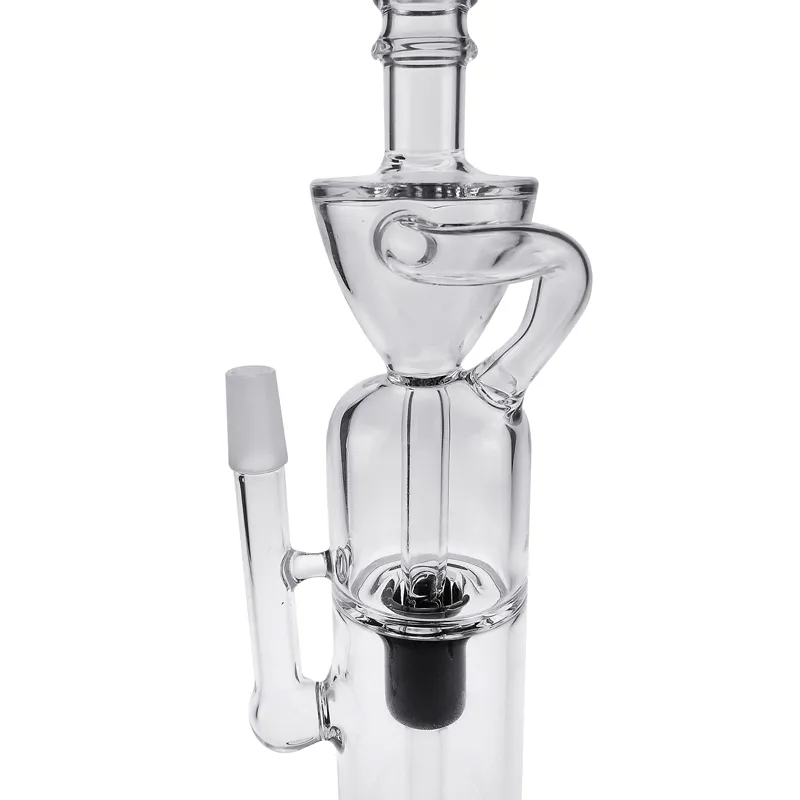 Стекло Bong Bubbler Водные трубы Масляные Установки Водопроводные трубы BONGS PERCOLATOR BUBBLER для курения Использование с 14 мм мужского сустава ES-GB-135