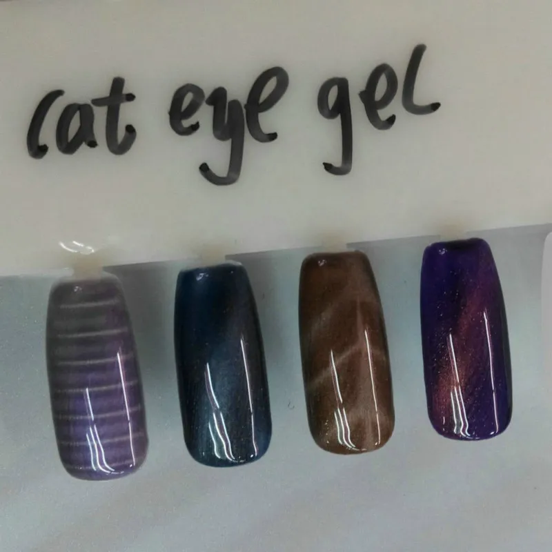 set Cat Eye Magnet Pen 3D Magnet Stick Магнитный рисунок Вертикальный палочка для ногтевого геля Польский магический инструмент для ногтей Shoppi6537149